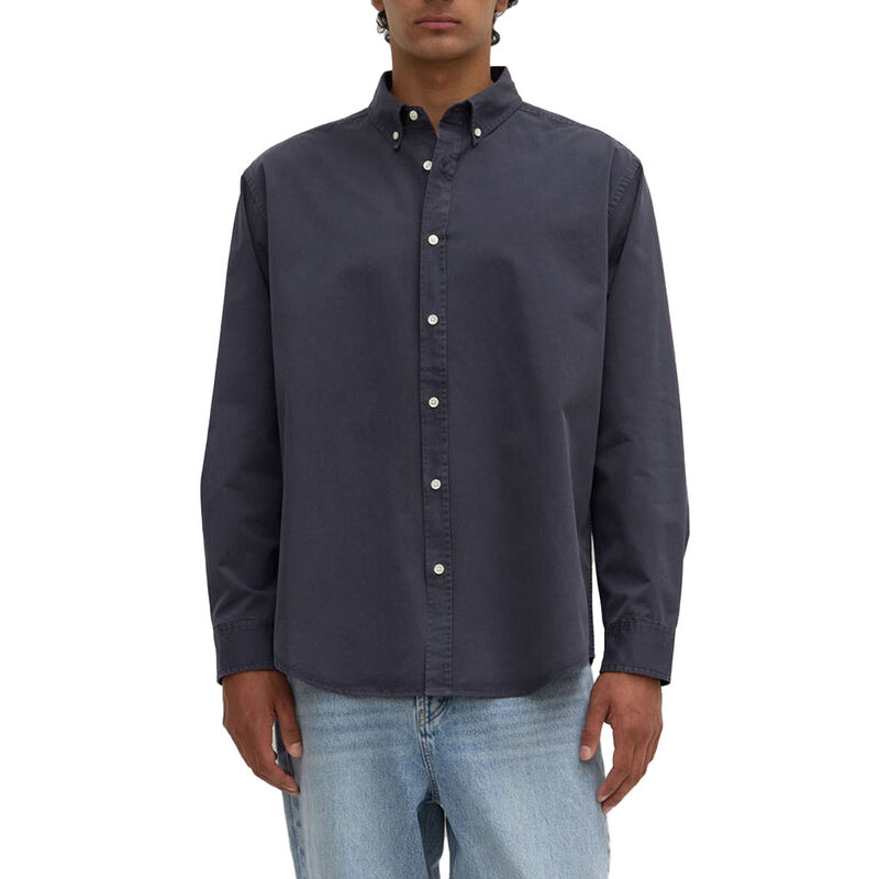 Assembly Label Maclean Long Sleeve Shirt True Navy image number 0
